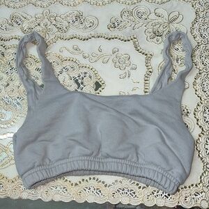 Oak + Fort light grey bralette